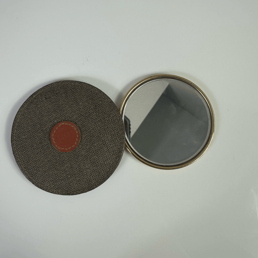 FENDI FF Vintage Mirror Case With Hand Mirror