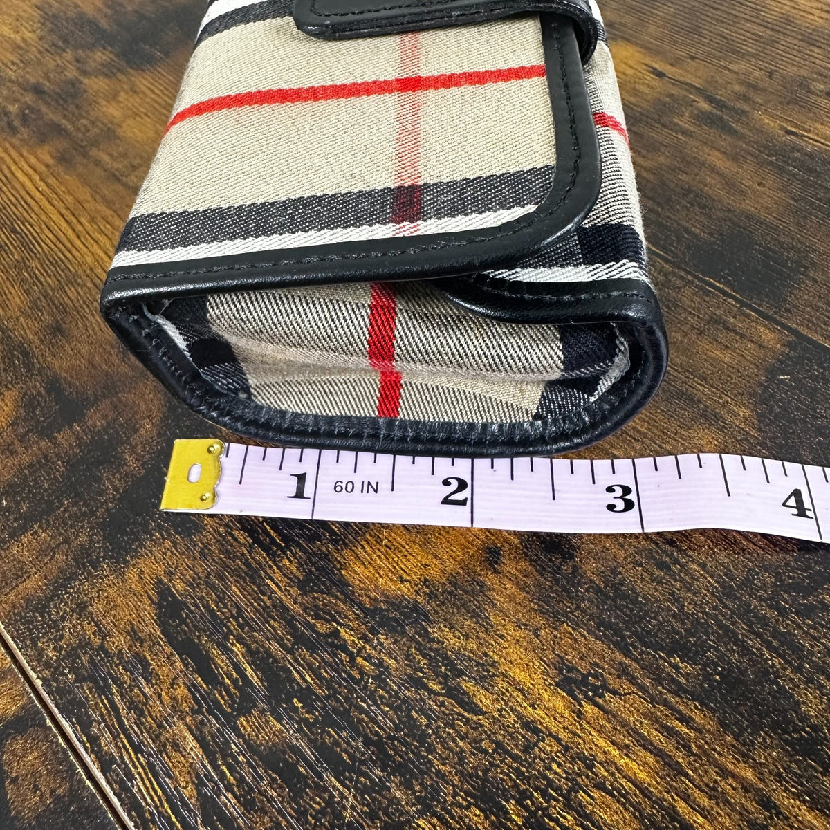 Burberry Nova Check Plaid Vintage Golf Ball Pouch Holder