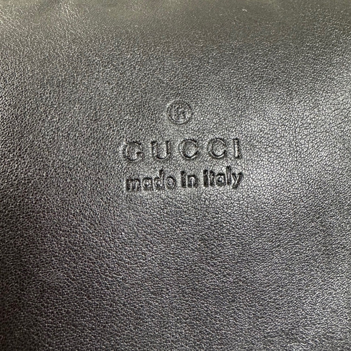 Gucci Black Leather Hobo Shoulder Bag Authentic Made in Italy