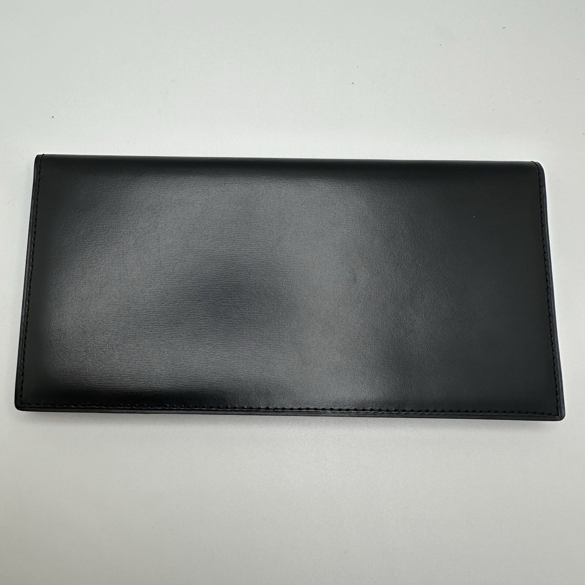 Dunhill Black Leather Long Wallet Bifold