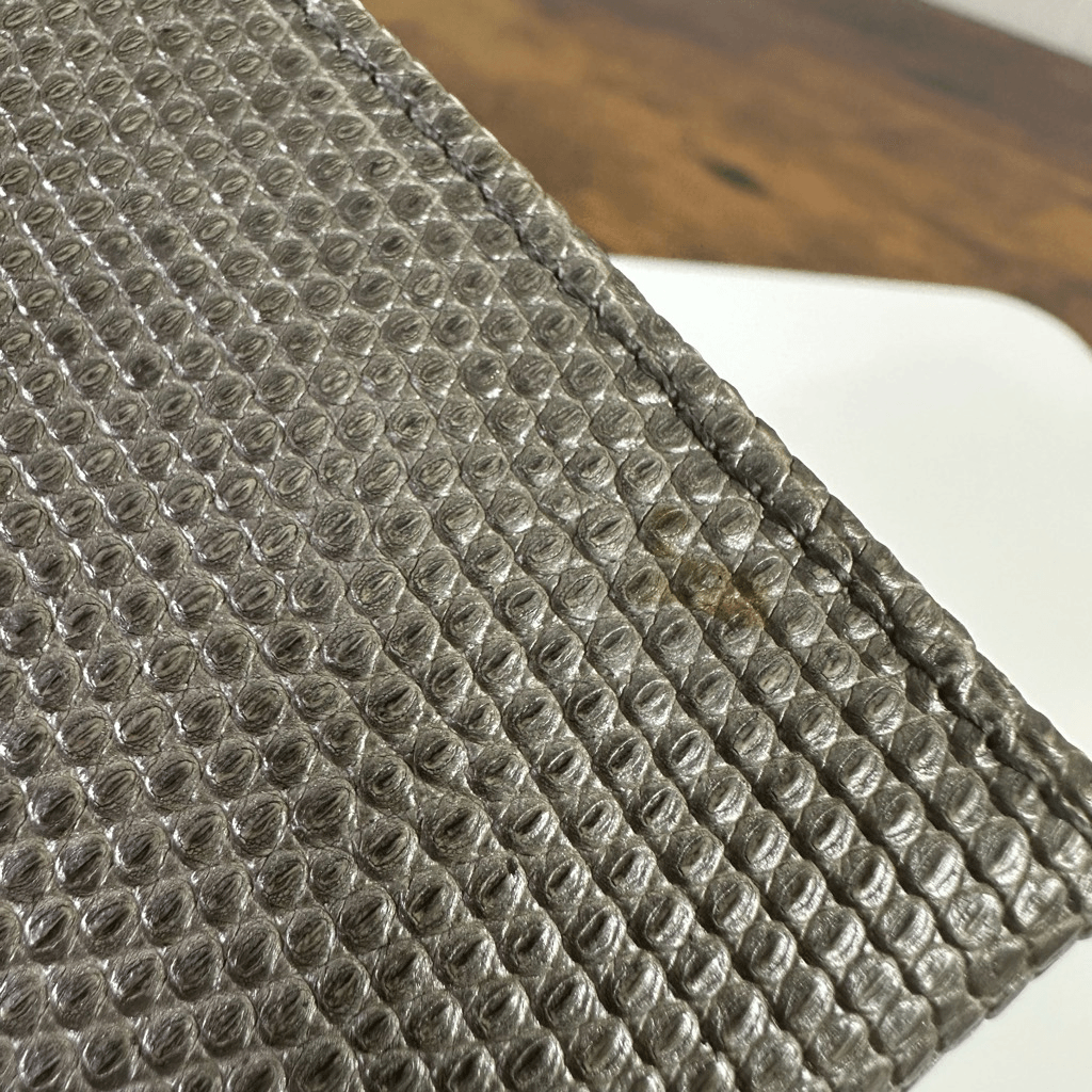 Bottega Veneta Vintage Genuine Lizard Wallet