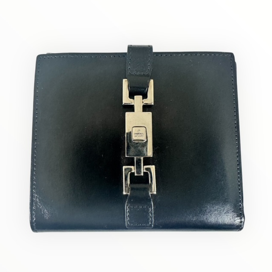 Gucci Jackie Black Leather Wallet